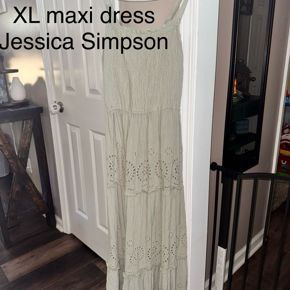 Jessica Simpson Women's Maxi Dress - Cream